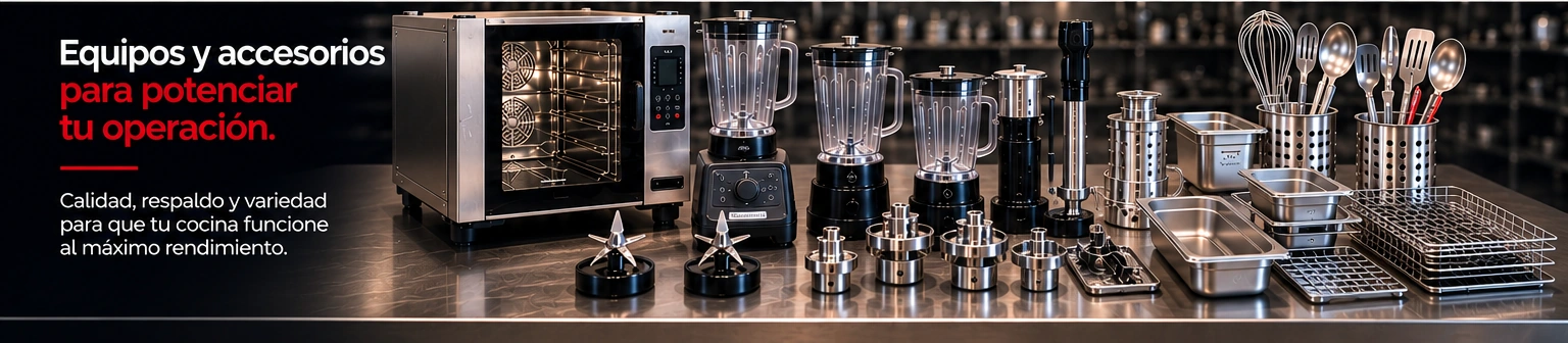 Equipos y accesorios para cocinas profesionales